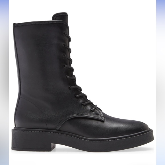 Vince Kady Lace-Up Leather Booties - 6M - Picture 10 of 12